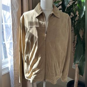 BR Leather / Suede Front Zip Jacket